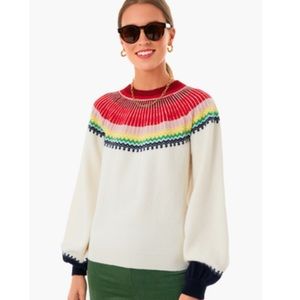 Tuckernuck Pomander Place Color Block Sweater, Size XS